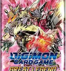 Best Sale 💯 Digimon Trading Card Game Great Legend Booster Pack [12 Cards] 🧨