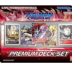 Cheap 🛒 Trading Card Game Digimon Premium Deck Set PD01 [2 Starter Decks, 2 Sets of 3 Promo Cards, 2 Sets of 60 Card Sleeves & 2 Lucky Packs!] 😍