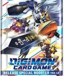 Hot Sale 😀 Digimon Card Game Release Special Booster Ver 1.0 Booster Pack [12 Cards] 🤩